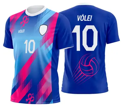 Arte Uniforme de Vôlei Personalizado Profissional Modelo 15