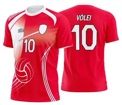 Arte Uniforme de Vôlei Personalizado Profissional Modelo 43