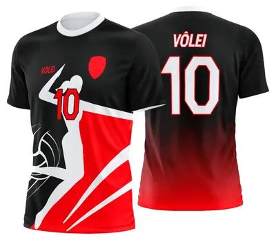 Arte Uniforme de Vôlei Personalizado Profissional Modelo 35