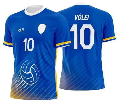 Arte Uniforme de Vôlei Personalizado Profissional Modelo 06