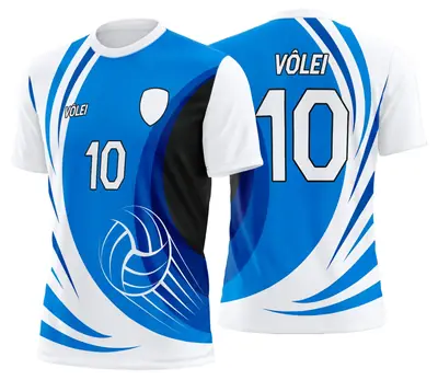 Arte Uniforme de Vôlei Personalizado Profissional Modelo 38