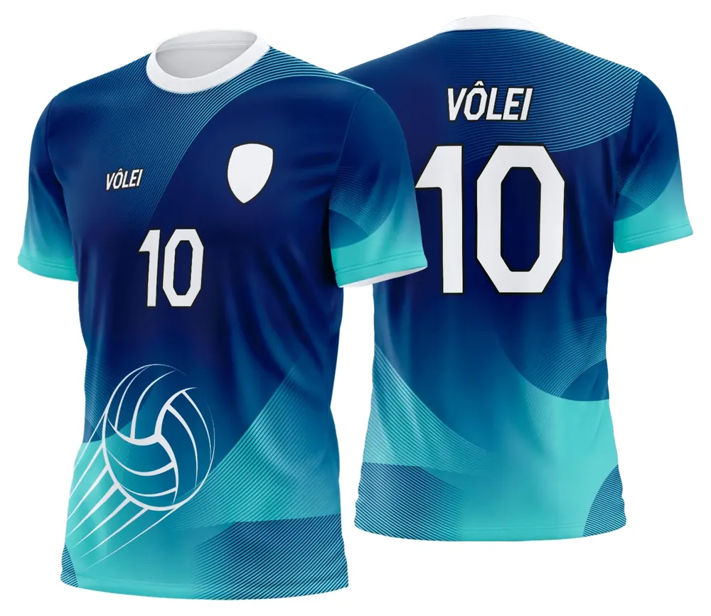 Arte Uniforme de Vôlei Personalizado Profissional Modelo 29