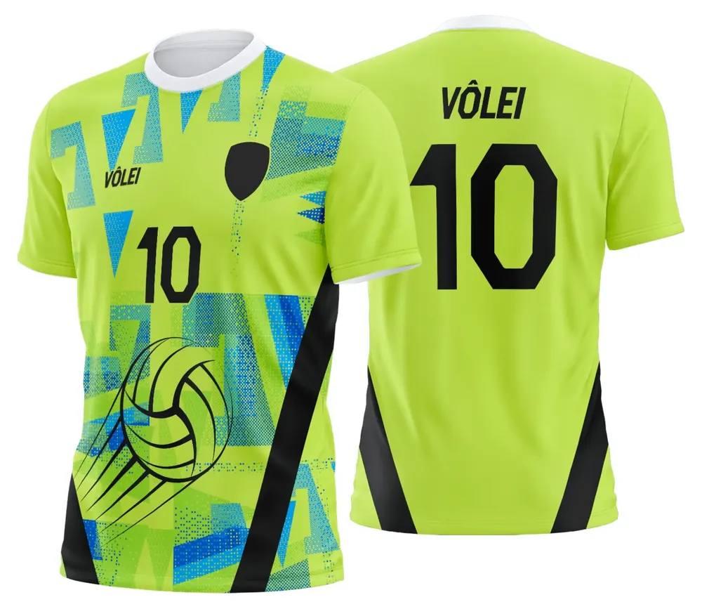 Arte Uniforme de Vôlei Personalizado Profissional Modelo 22