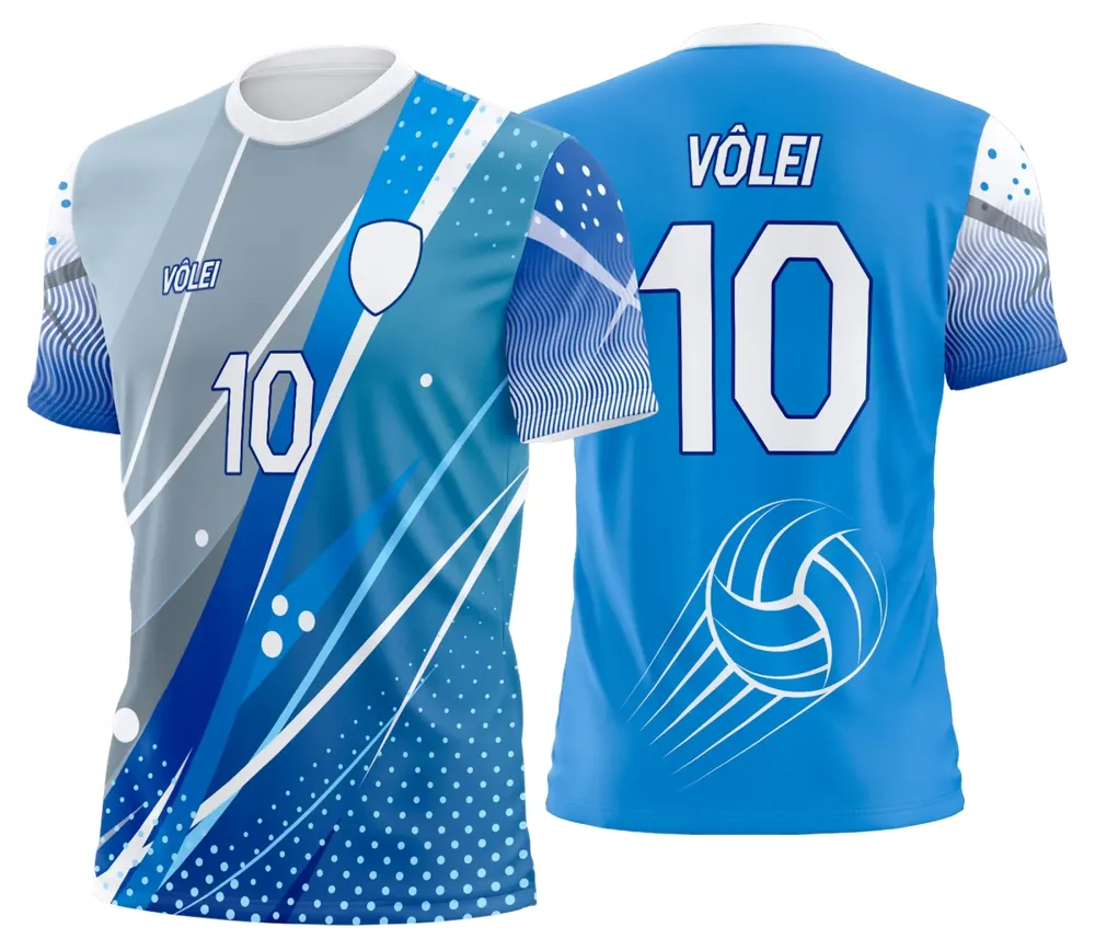Arte Uniforme de Vôlei Personalizado Profissional Modelo 39