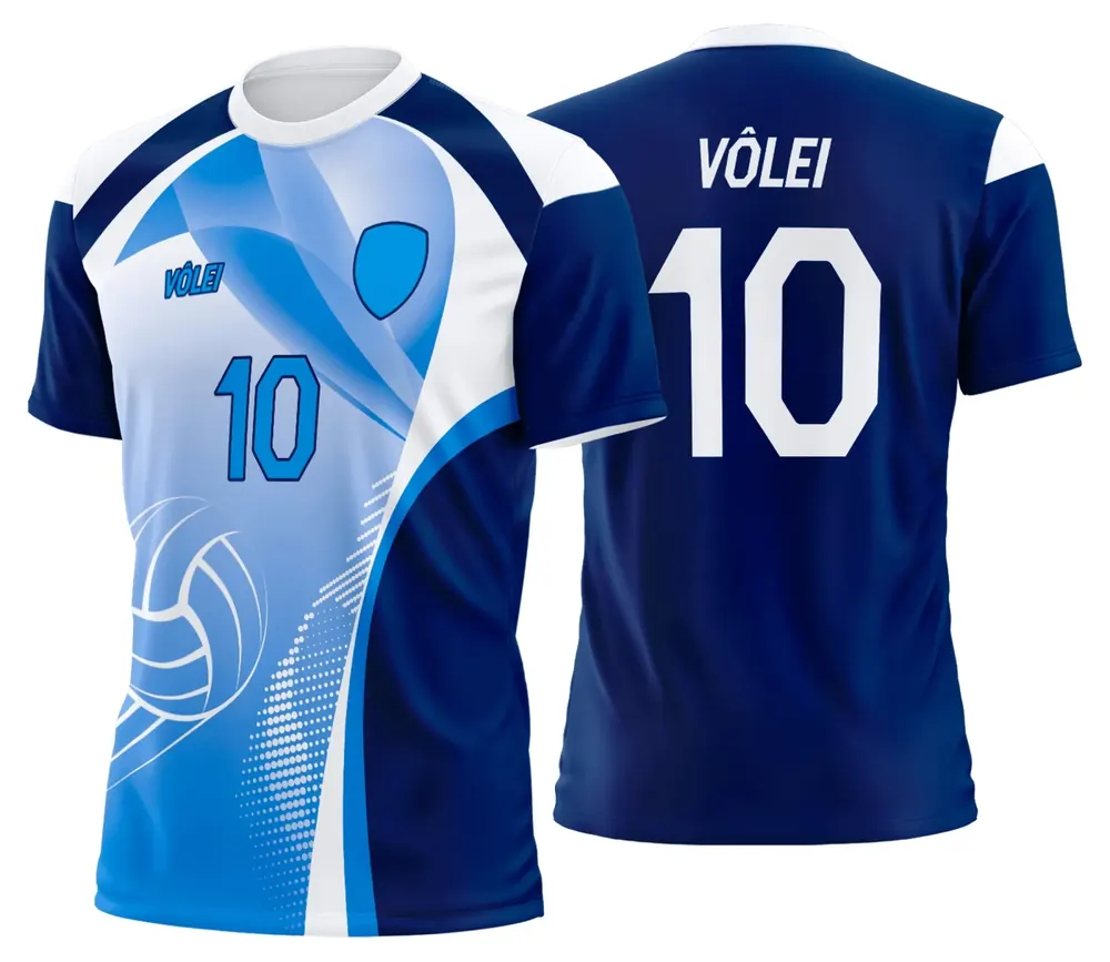 Arte Uniforme de Vôlei Personalizado Profissional Modelo 45