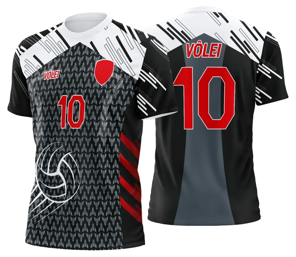 Arte Uniforme de Vôlei Personalizado Profissional Modelo 55