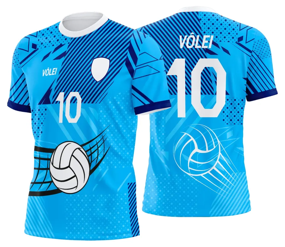 Arte Uniforme de Vôlei Personalizado Profissional Modelo 52