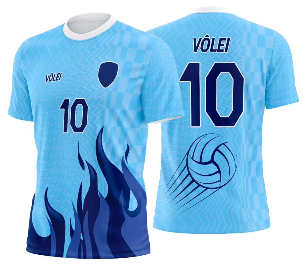 Arte Uniforme de Vôlei Personalizado Profissional Modelo 25