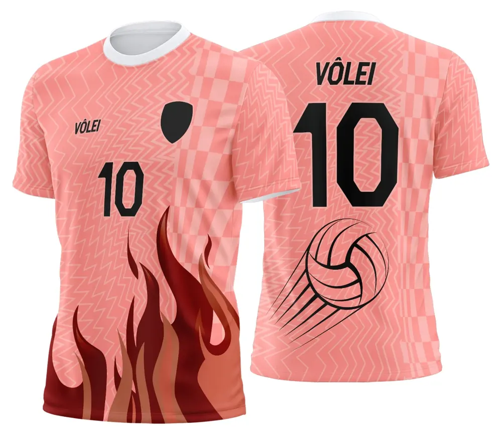 Arte Uniforme de Vôlei Personalizado Profissional Modelo 21