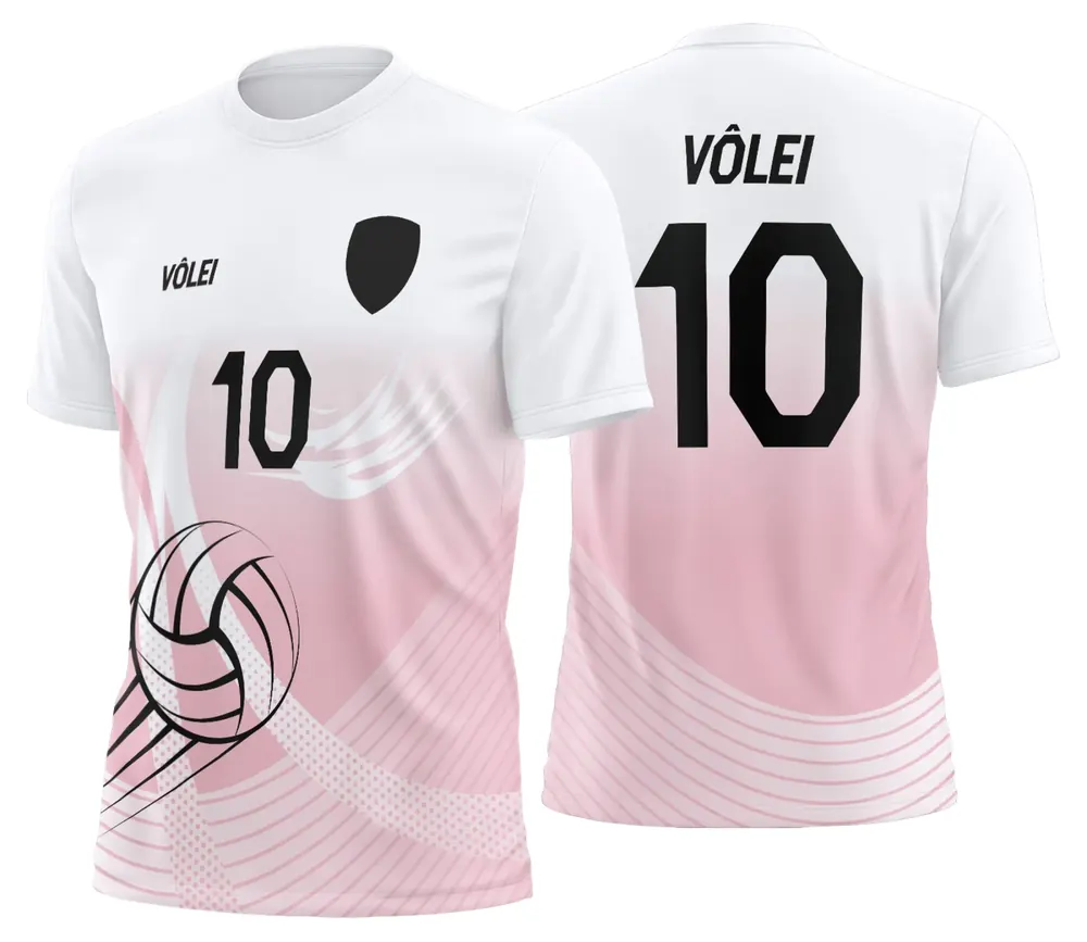 Arte Uniforme de Vôlei Personalizado Profissional Modelo 54