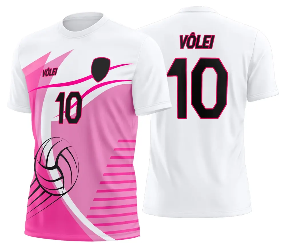 Arte Uniforme de Vôlei Personalizado Profissional Modelo 31