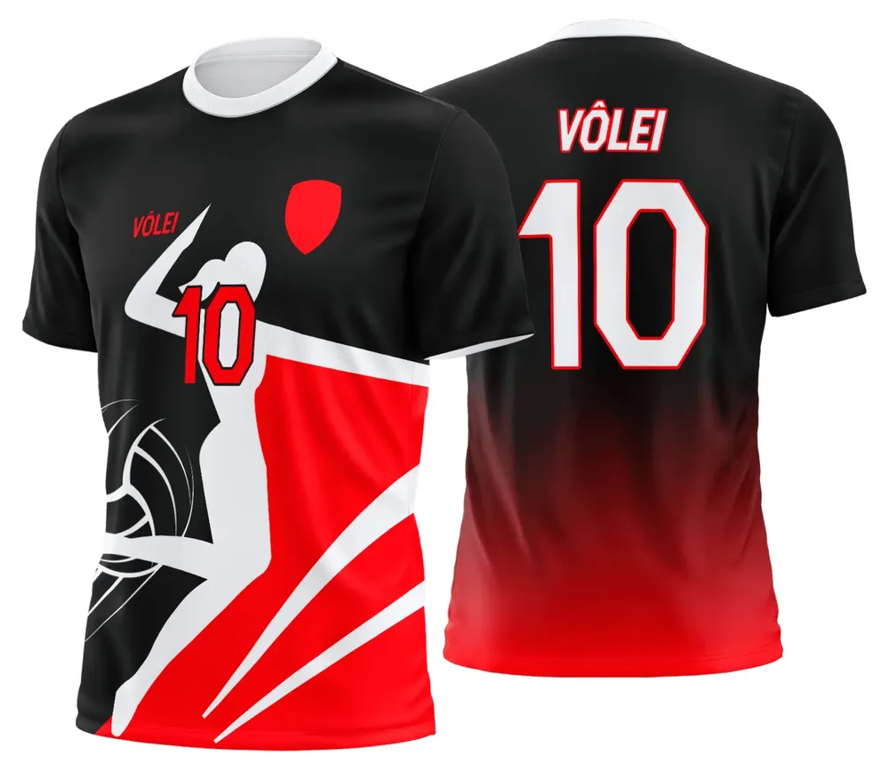 Arte Uniforme de Vôlei Personalizado Profissional Modelo 35