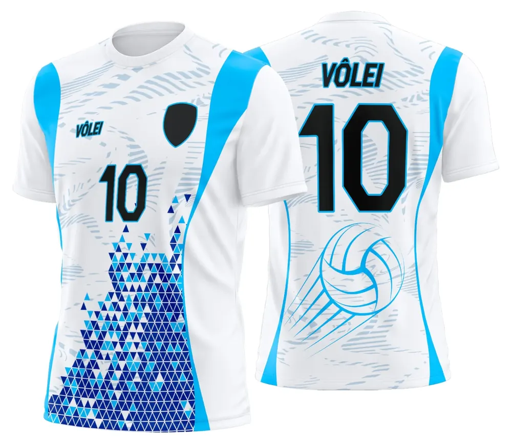 Arte Uniforme de Vôlei Personalizado Profissional Modelo 37